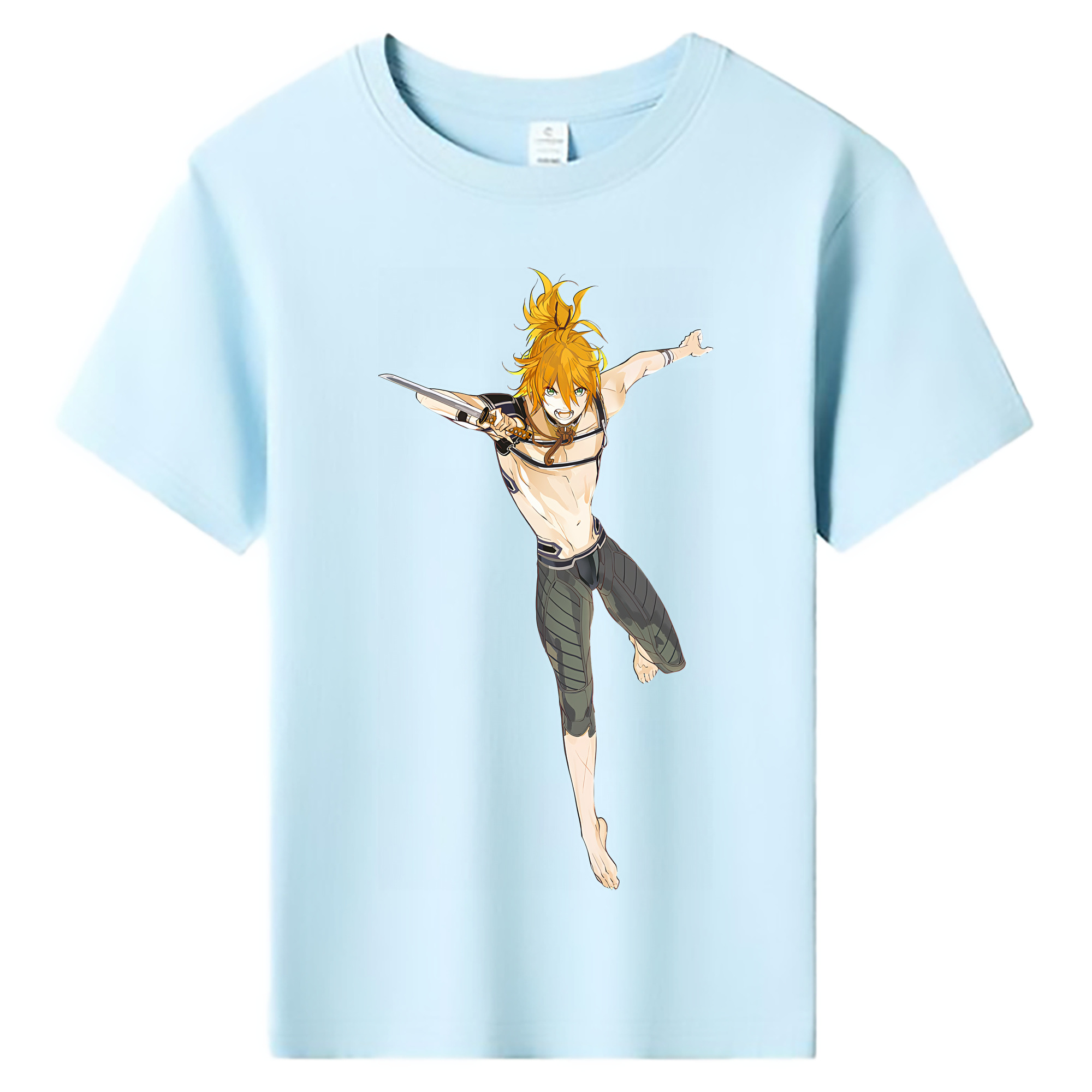 （画像用） 刀剣乱舞 Touken Ranbu 綿100％キッズTシャツ（フロントプリント）